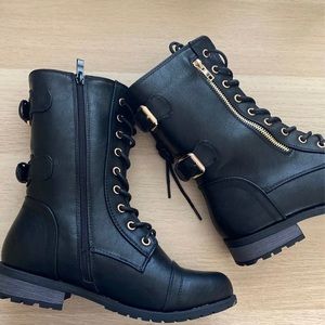Black Combat Boots